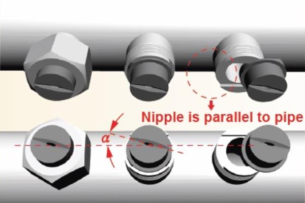 Dovetail Flat Fan Spray Nozzles