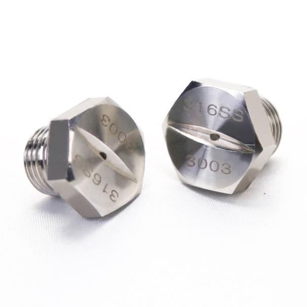 Stubby Small Flat Fan Spray Nozzles