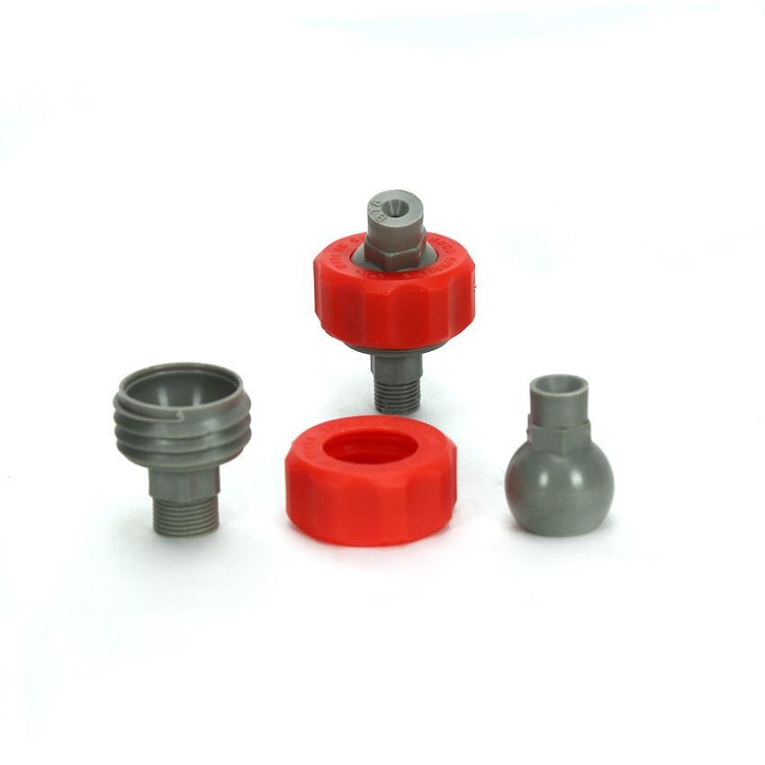 155 Adjustable Threaded Ball Plastic Full Cone Nozzles
