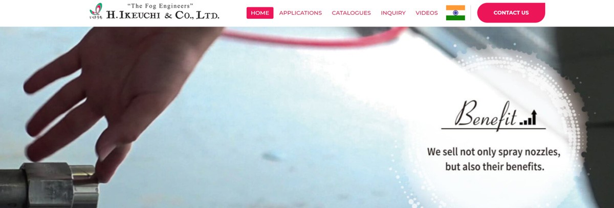 Spray Nozzle Manufacturers In India: IKEUCHI