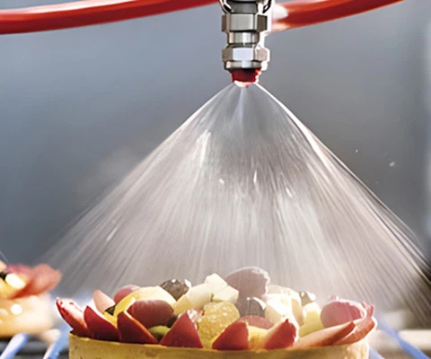 Ứng dụng vòi phun: Vòi phun thực phẩm