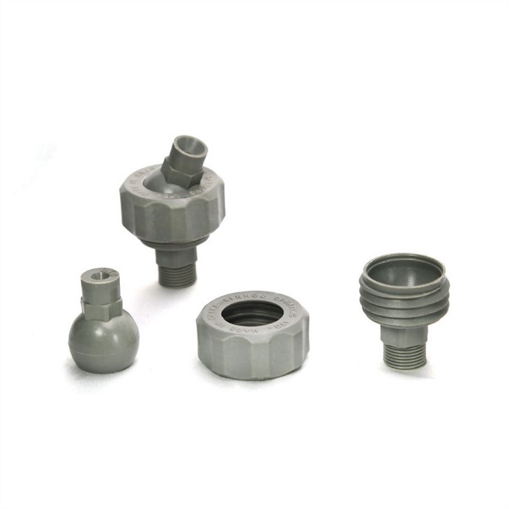 155 Adjustable Threaded Ball Plastic Full Cone Nozzles