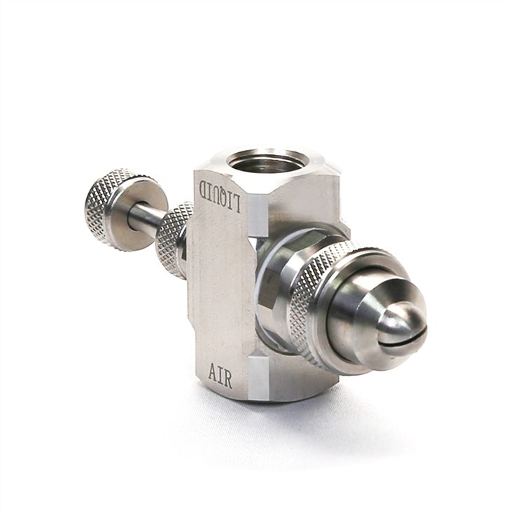 Siphon-Fed Flat Fan Air Atomizing Nozzles