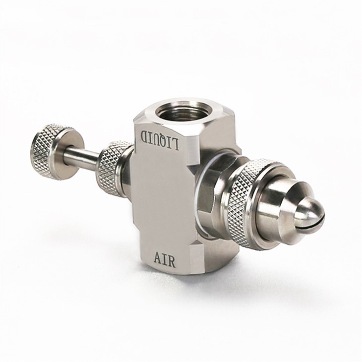 Siphon-Fed Flat Fan Air Atomizing Nozzles