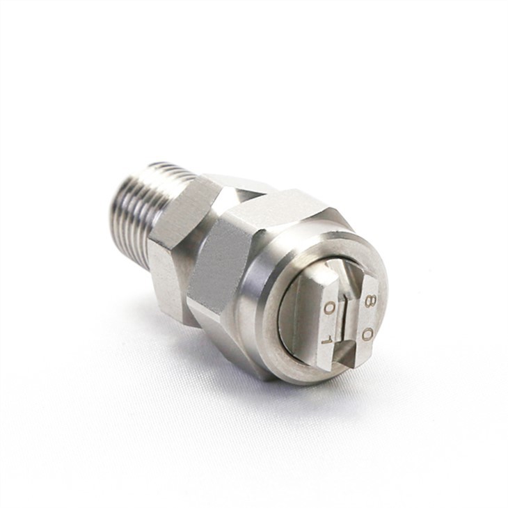 Three-piece fan nozzles