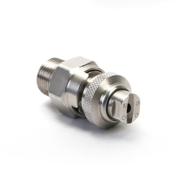 Stainless Steel Quick VeeJet Flat Fan Spray Nozzles