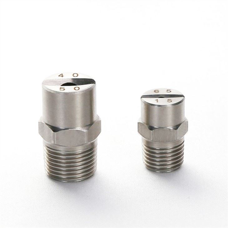Stainless Steel Veejet Flat Fan Spray Nozzles
