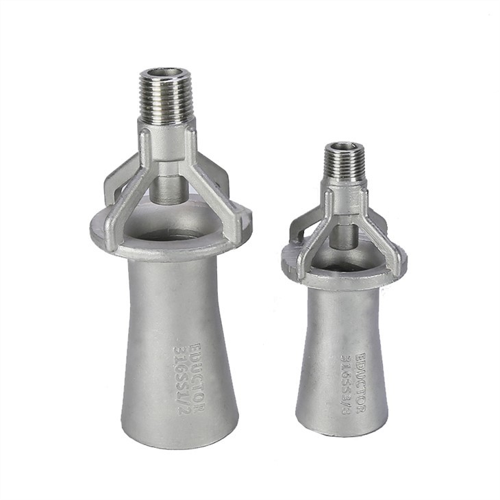 Stainless Steel Venturi Tank Mixing Eductor Nozzles