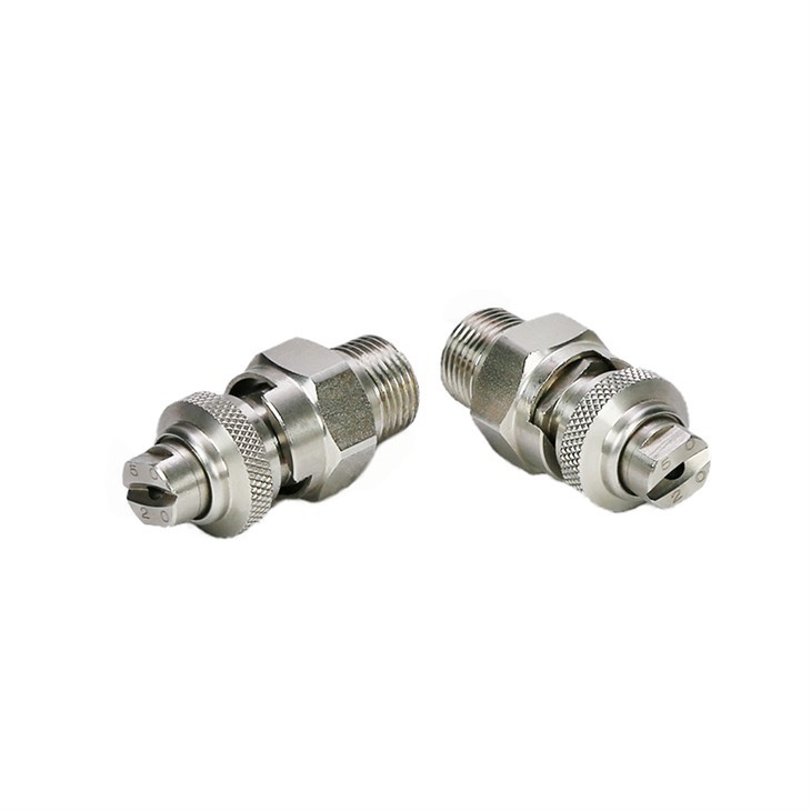 Stainless Steel Quick VeeJet Flat Fan Spray Nozzles