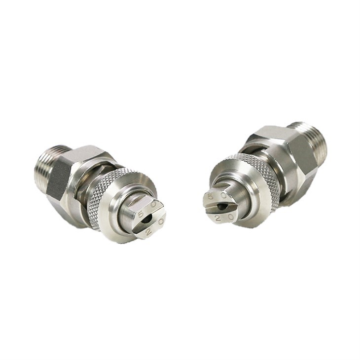 Stainless Steel Quick VeeJet Flat Fan Spray Nozzles